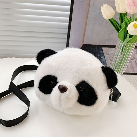 New Panda Head Bag Doll Bag Children's Plush Toy
