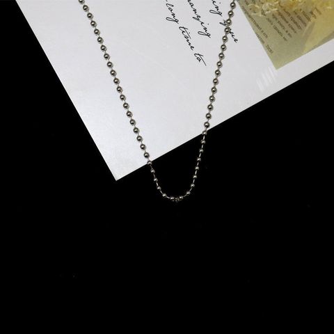 Simple Style Heart Shape Titanium Steel Pendant Necklace 1 Piece