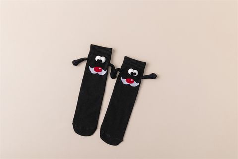 Unisex Casual Eye Smiley Face Snowflake Polyester Cotton Polyester Crew Socks A Pair