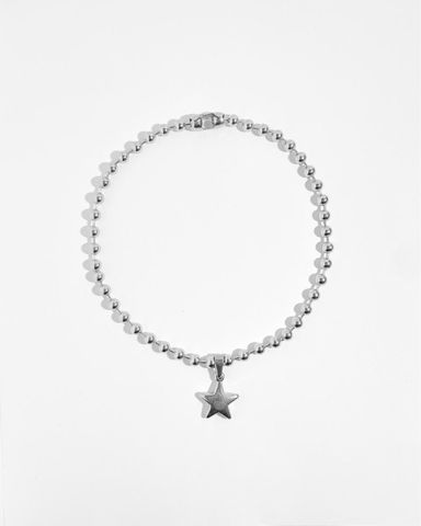 Hip-hop Simple Style Star Titanium Steel Pendant Necklace