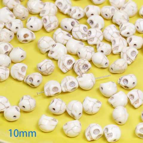 10 PCS/Package Howlite Water Droplets Starfish Skull Beads