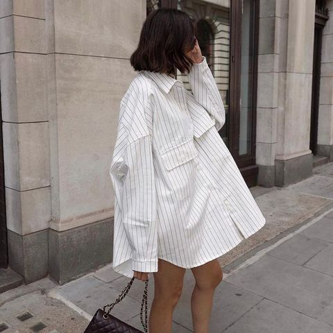 Women's Blouse Long Sleeve Blouses Pocket Casual Streetwear Stripe