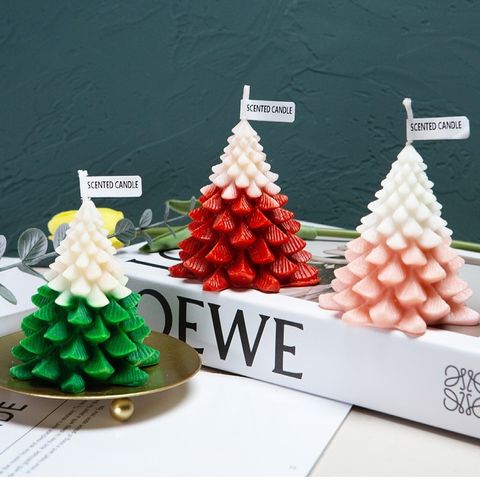 Christmas Fashion Christmas Tree Soy Wax Daily Candle 1 Piece
