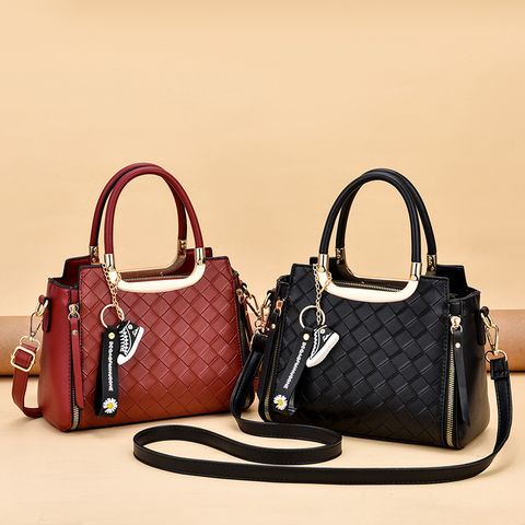 Women's Large All Seasons Pu Leather Streetwear Handbag