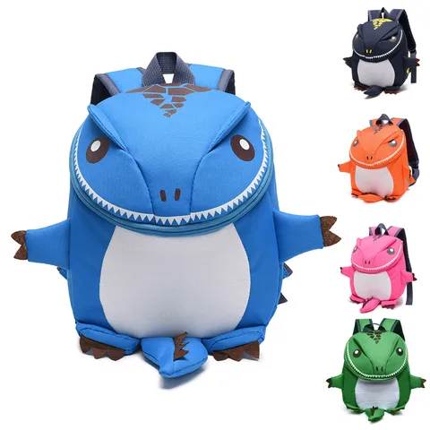 Water Repellent 14 Inch Dinosaur School Kids Backpack