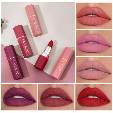 New Style 6 Colors Long Lasting Makeup Matte Finish Lipstick
