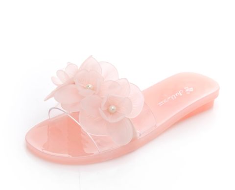 Women's Casual Floral Open Toe Slides Slippers