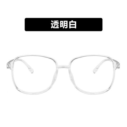 Anti-blue Light Jelly Glasses Frame New Transparent Fashion Korean Trendy Flat Anti-blue Light Goggles Wholesale Nihaojewelry