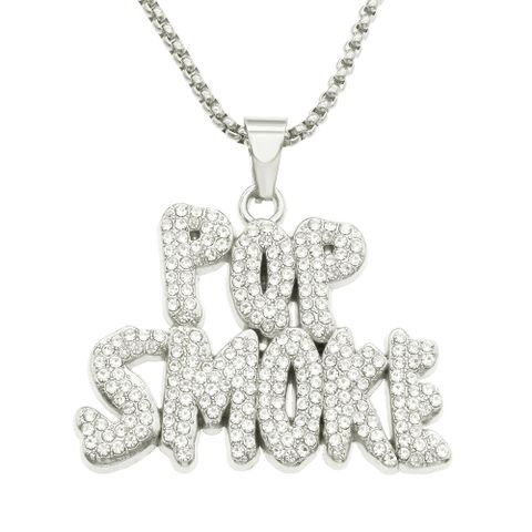 Fashion Personality Hip-hop Full Of Diamond Letters Necklace Wholesale