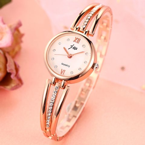 Korean Style Fashion Diamond Strap Bangle Watch College Style Student Women's Small Quartz Decorative Bracelet Watch