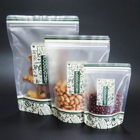 Solid Color Opp Matte Food Packaging Bag