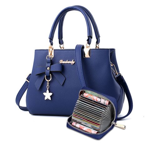 Women's Large All Seasons Pu Leather Fashion Handbag