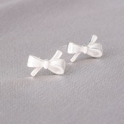 Fashion Star Heart Shape Snowflake Silver Plated Plating Women's Ear Studs 1 Pair