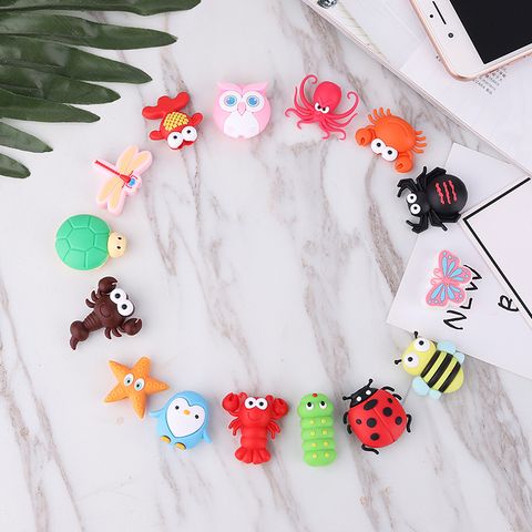 Usb Cable Protection Sleeve Cable Bite Animal Shape Bite Data Cable Protector Factory Direct Sales