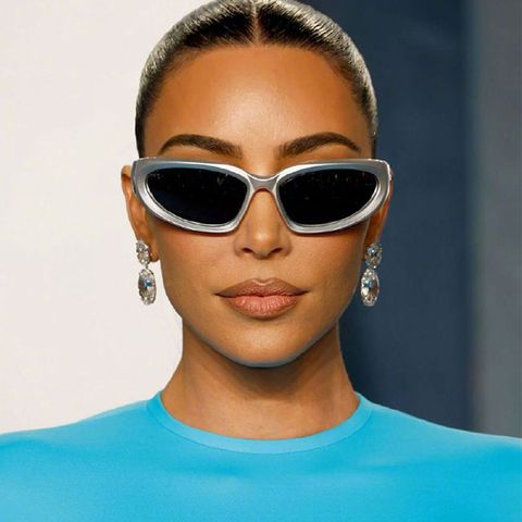 Moda Color Sólido Ordenador Personal Uv400 Avator Fotograma Completo Gafas De Sol Mujer