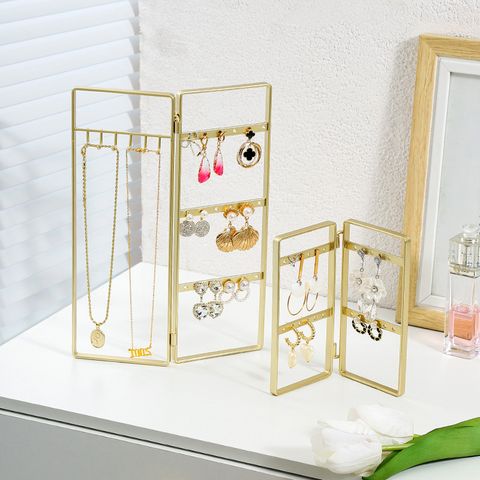 Vintage Style Solid Color Iron Jewelry Display Jewelry Rack