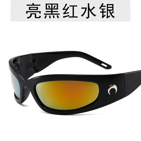 Fashion Solid Color Ac Special-shaped Mirror Full Frame Women's Sunglasses