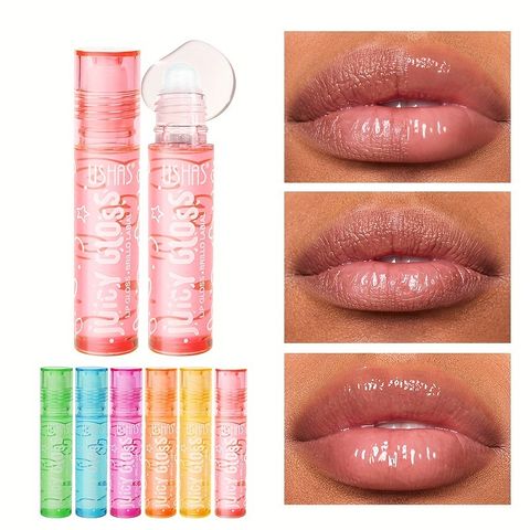 Cute Solid Color Plastic Lip Gloss