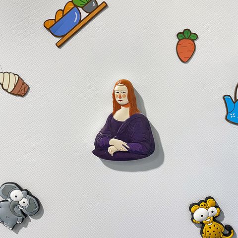 Cartoon Style Human Synthetic Resin Refrigerator Magnet