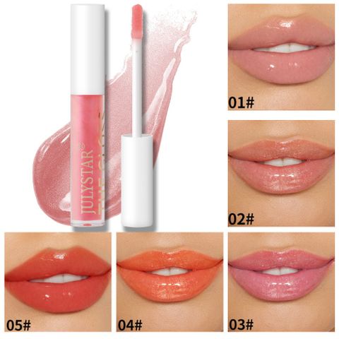 Fashion Solid Color Plastic Lip Gloss