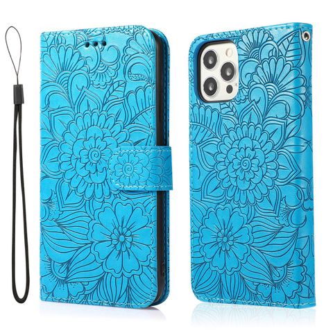 Novelty Flower Pu Leather   Phone Cases