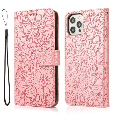 Novedad Flor Cuero Sintético   Fundas De Teléfono