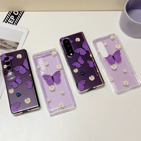 Elegant Basic Lady Flower Butterfly Silica Gel  Phone Cases
