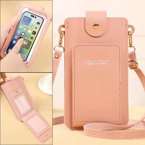Women's All Seasons Pu Leather Classic Style Phone Wallet