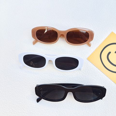 Casual Estilo Simple Color Sólido Ordenador Personal Resina Avator Fotograma Completo Gafas De Sol Mujer