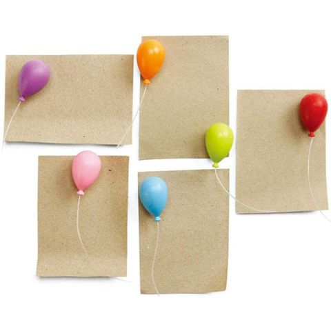 Novelty Balloon Synthetic Resin Refrigerator Magnet Artificial Decorations