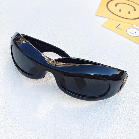 Casual Vacation Sports Solid Color Pc Resin Avaitor Full Frame Women's Sunglasses