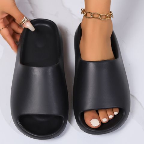 Women's Casual Solid Color Point Toe Slides Slippers