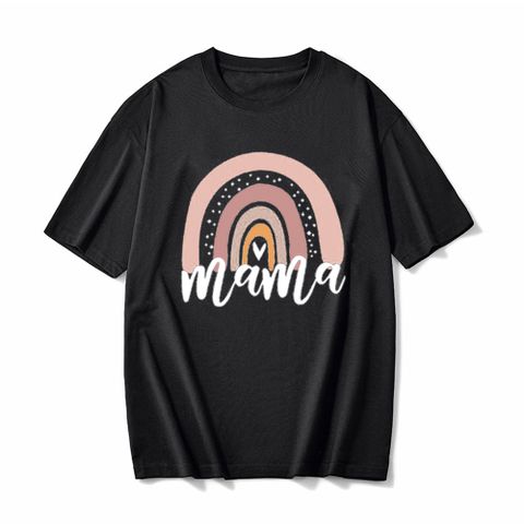 Mujeres Camiseta De Manga Corta Manga Corta Camisetas Impresión Casual Impresión