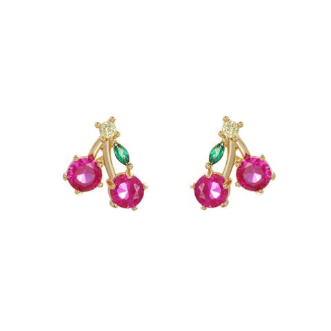 Whoesale Tropical Fruit Earrings Women's Diamond Earrings Nihaojewelry