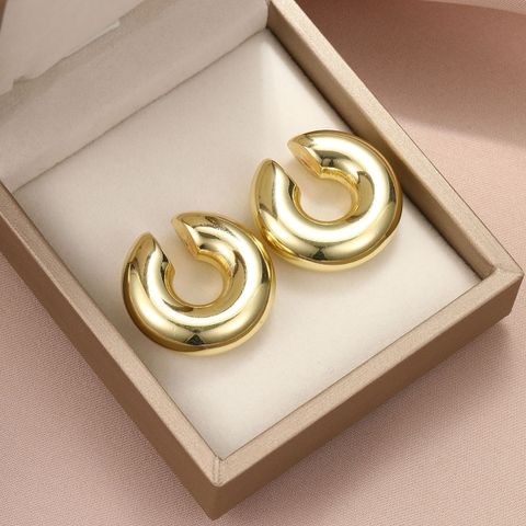 1 Pair Vintage Style Solid Color Plating Alloy Ear Cuffs