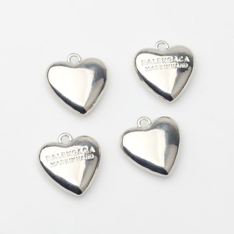 10 PCS/Package 16 * 17mm Alloy Letter Heart Shape Polished Pendant