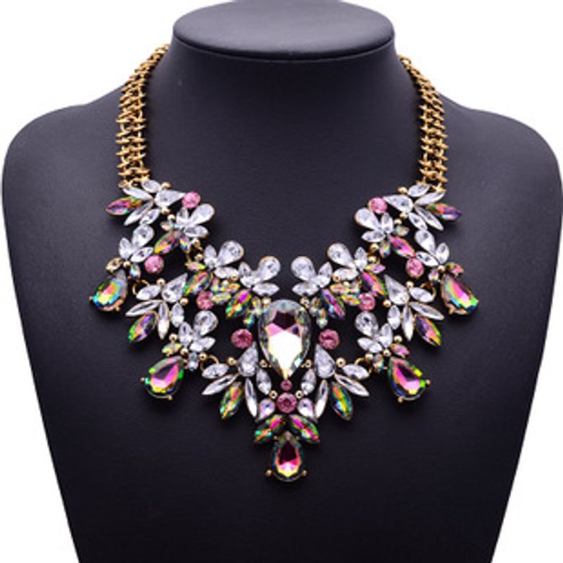 Occident  Alloy Flowers Necklaces ( Color ) Nhjq0710