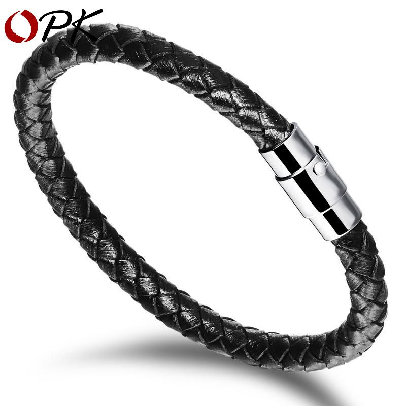 Occident And The United States Cortex Weaving Bracelet (black 22cm) Nhop0895