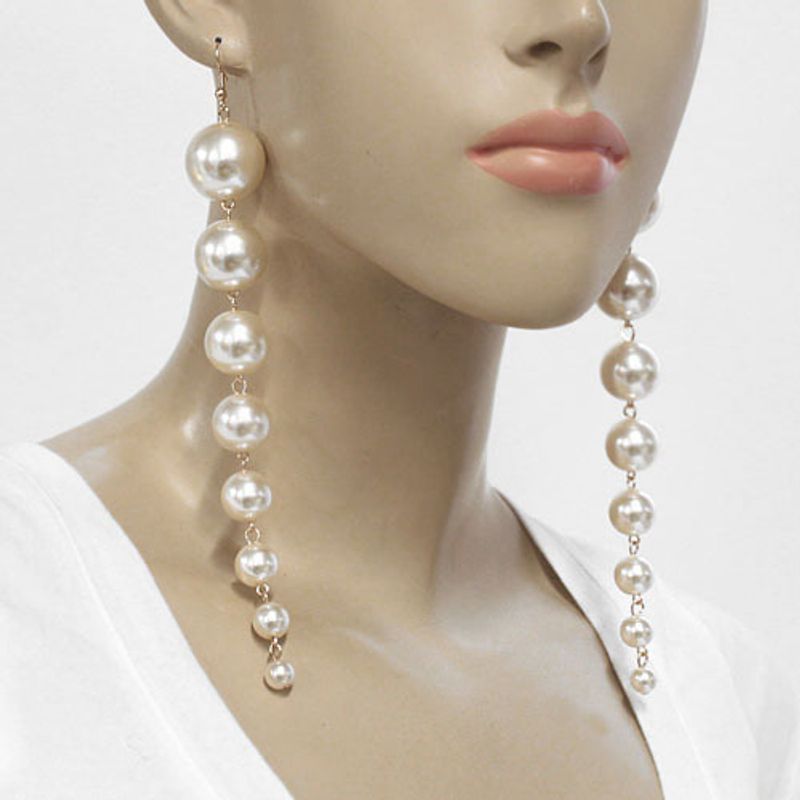 Korean  Beads  Earrings   Nhbq0164