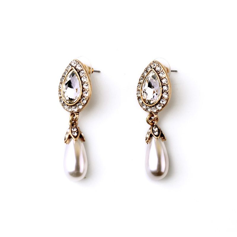 Occident Alloy Drill Set Earrings  Nhqd0924