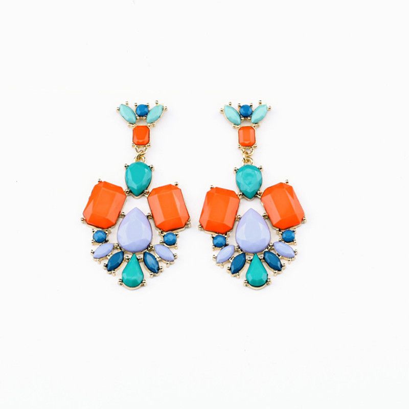Occident Alloy Drill Set Earrings  Nhqd1398