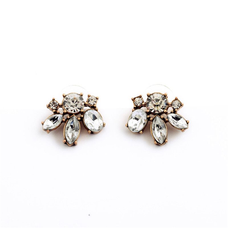Occident Alloy Drill Set Earrings  Nhqd1805