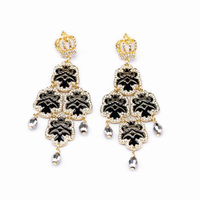Occident Alloy Drill Set Earrings  Nhqd2709