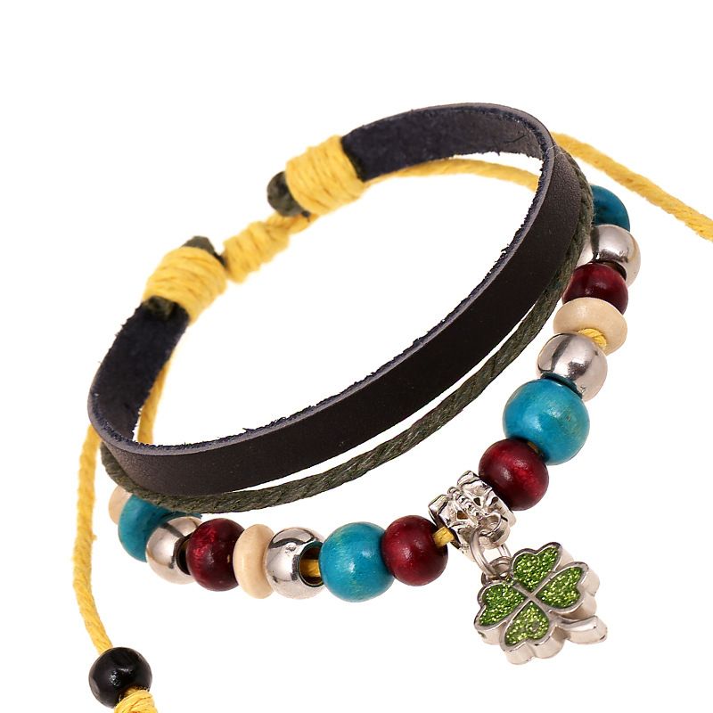 Einfache Persönlichkeit Kleine Accessoires Mode Perlen Kleine Frische Damen Leder Armband Freundin Armband Kreative Geschenke