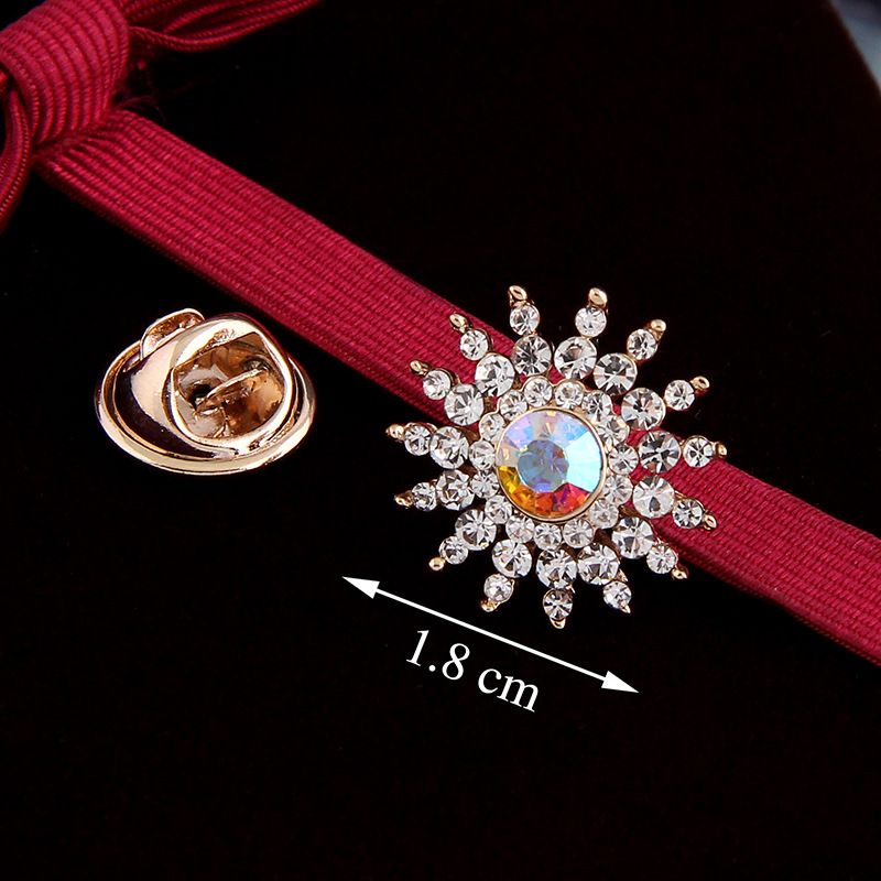 Koreanische Version Von Modeschmuck Mode Sonnenblume Mini Kleine Stachelst Adel Strass Anzug Corsage All-match Spot