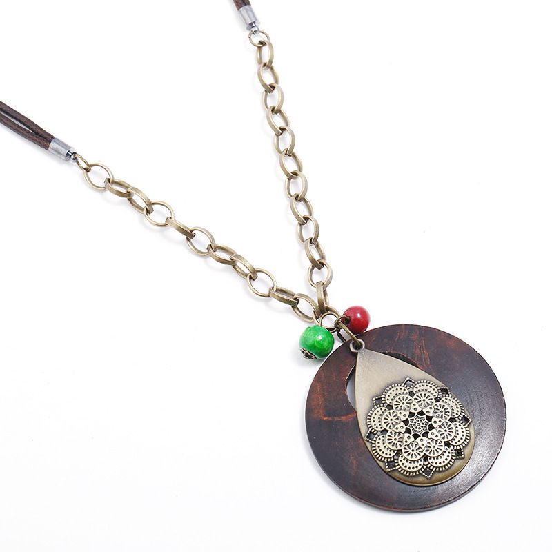 Fashion Alloy Plating Necklace  (bronze)  Nhpk1218-bronze