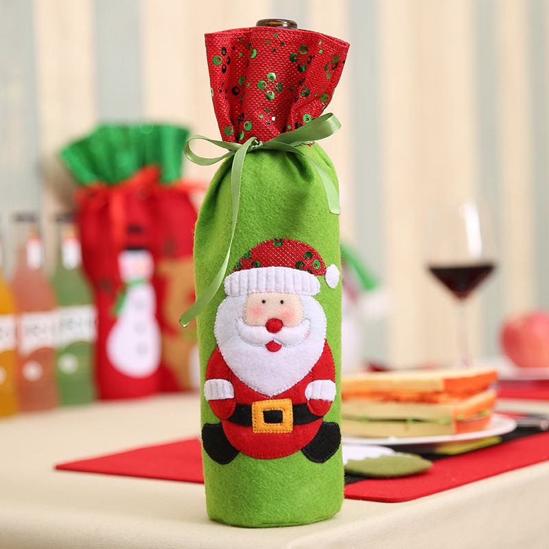 Fashion Other  Christmas Utenciles  (sequined Embroidered Wine Bag Elderly)  Nhhb0155-sequined Embroidered Wine Bag Elderly