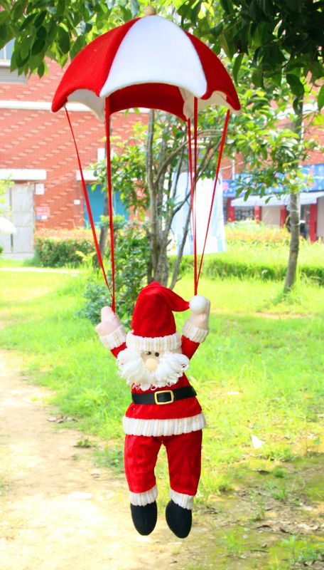 Fashion Cloth  Christmas Utenciles  (parachute Red And White Elderly)  Nhhb0183-parachute Red And White Elderly