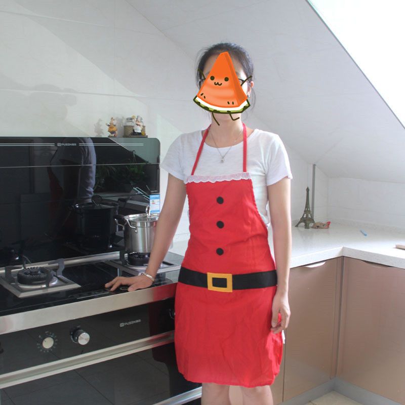 Fashion Other  Christmas Utenciles  (red Apron Adult Models)  Nhhb0188-red Apron Adult Models