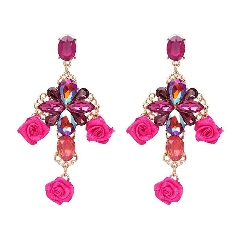 Other Alloy  Earrings Geometric (pink)  Nhjj3698-pink